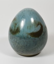 Rare Alan White Signed Vintage Poole Pottery Atlantis Egg Shaped Ornament #A22