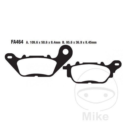 Carbon scooter brake pads ebc - pads,