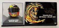 MINICHAMPS 1/8 VALENTINO ROSSI MOTO GP 2004 DRIVERS HELMET CASED MODEL.