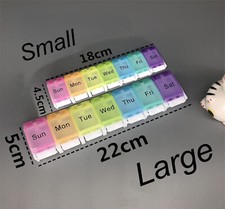 Large days weekly pill box - large,