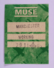 Muse Pass Ticket Original The 2nd Law Tour Manchester Evening News ArenNov 2003