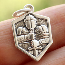 925 Sterling Silver Crusader