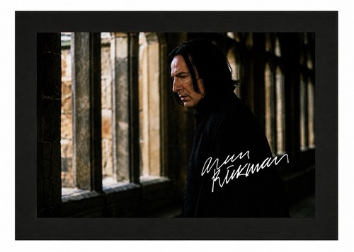 Alan rickman signed photo - photo, pre