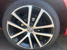VW Jetta Alloy Wheel 18 3 Set Stock One and Only MinuteScratch On One Alloy Rim