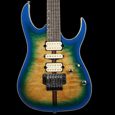 Ibanez Premium RG6PFGMLTD, Geyser Blue Burst (Pre-Owned)