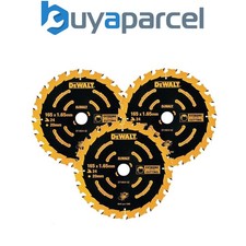 3 x Dewalt DT10624 Circular Saw Blades 165 x 20 x 24T Extreme Framing DCS391
