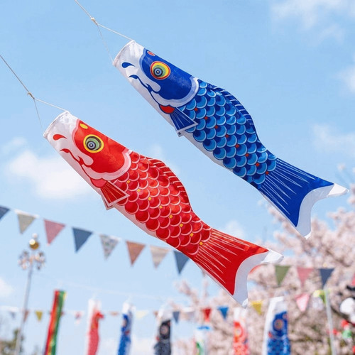 1pc 100cm fish flag kite - 1pc,