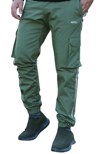 Men cargo pants khaki - –,
