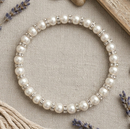 6mm cream ivory glass pearl - pearl, &