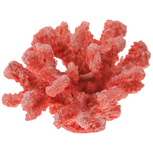 Red resin coral - fish, aquarium