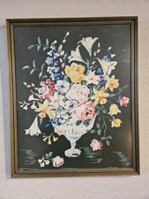 Vintage framed tapestry - vintage,
