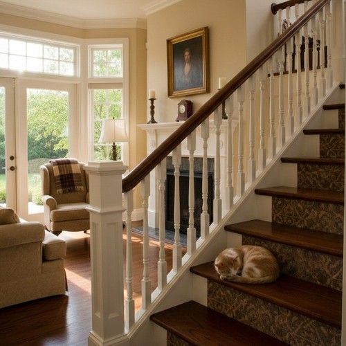 White primed georgian spindle - white,