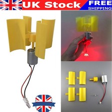 DIY Vertical Wind Generator Electricity Small Motor Wind Energy Generator Kit.