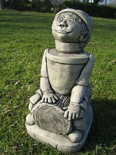 Bill  Flower Pot Man Stone