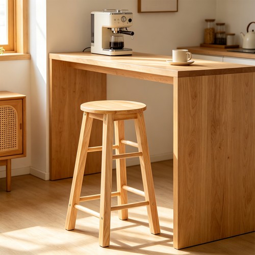 60cm high wooden bar - 60cm, stool