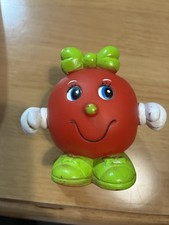 Vintage 80s red tomato lady