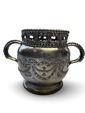 Antique Queen City Silver Co Toothpick Holder Quadruple Plate 510 Art Nouveau