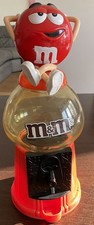 2008 M&M’s Red And Orange Novelty Sweet Dispenser 12”