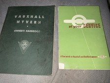 1955 Vauxhall Wyvern Owners Handbook And Service Guide & More