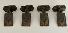 Art deco antique solid brass - 4,