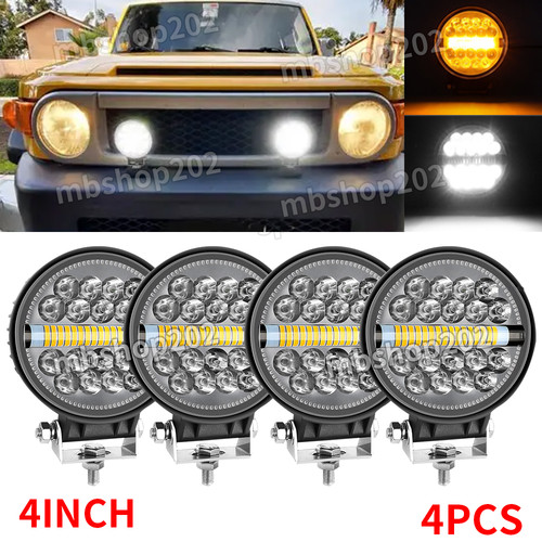 Inch round led work light - round,