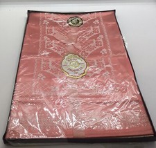 ROSS IRISH LINEN VINTAGE SET 4 NAPKINS IRISH ROSE NEW