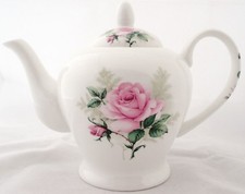 Majestic Rose Teapot Fine Bone