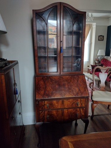 Antique mahogany library - antique,