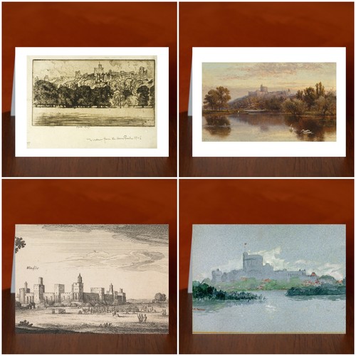Windsor castle greeting cards - greeting,