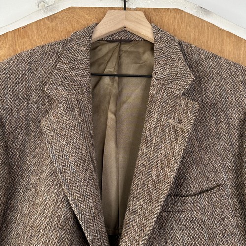 Vtg harris tweed blazer - tweed,