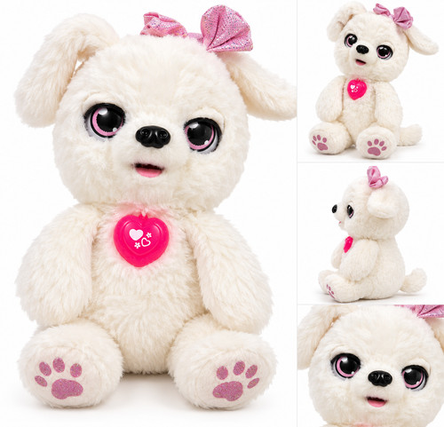 Interactive white puppy - interactive,