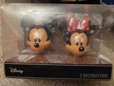 PRIMARK CHRISTMAS BAUBLES DISNEY MICKEY MINNIE MOUSE NEW