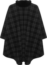 Women's Plus Faux Fur Collar