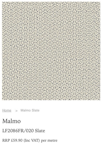 Linwood malmo moss - moss, fabric