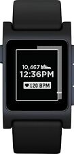 Pebble 2+ Heart Rate Smart Watch - iOS/Android - Black/Black (1002-00063)
