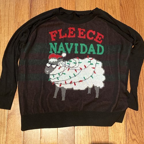 Fleece navidad ugly - "fleece, navidad"