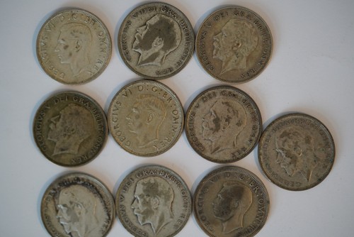 10x pre 1947 silver - pre,