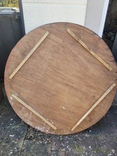3 x round plywood trestle table tops