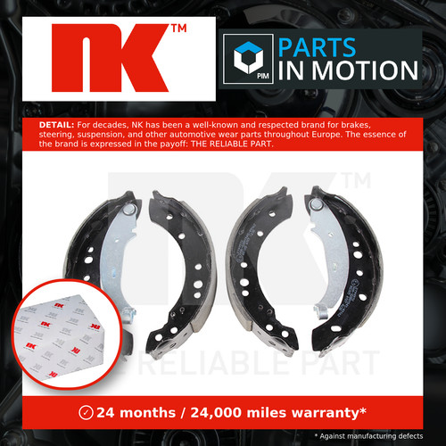 Brake shoes set fits renault - brake,