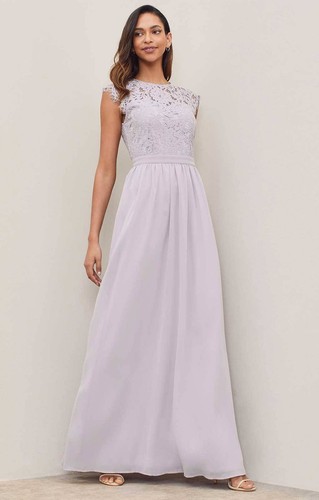 Lipsy womens purple maxi - lipsy, lace
