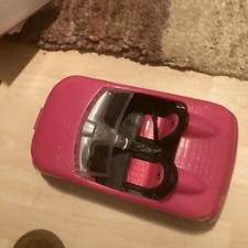 BARBIE PINK GLITTER CONVERTABLE CAR
