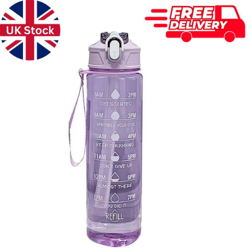 Sports water bottle gym travel - water,