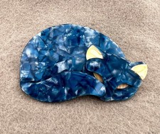 Lea stein sleeping cat - stein, brooch