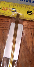 SOLID BRASS ROD 1/16" x 12"
