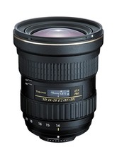 Tokina ATXAF140DXN 14-20mm f/2 Pro DX Lens for Nikon F, Black 単品