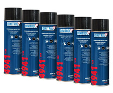 6 x DINITROL 4941 Underbody Chassis Rust Proofing Black Wax 500ml Aerosol Spray