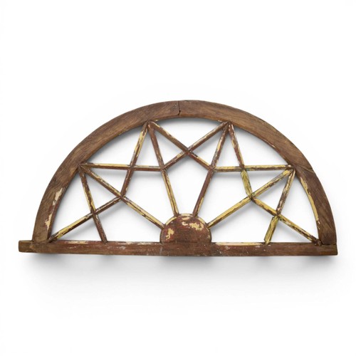 Vintage wooden fanlight - vintage,