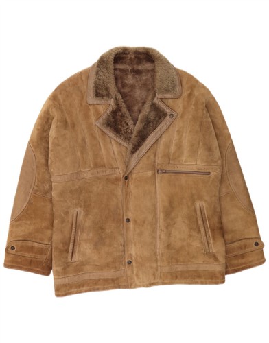 Vintage mens shearling - mens, jacket