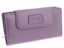 Storm Embassy Ladies Large Lilac Leather Purse