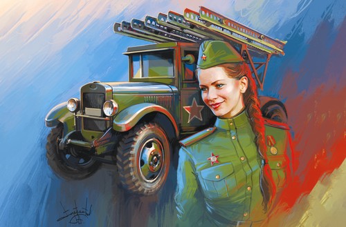Women soviet army vehicle - soviet,